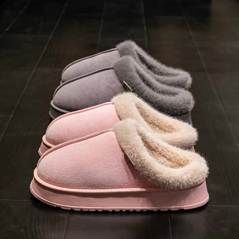 Chaussons Nuazo – Doublés polaire, semelle épaisse antidérapante