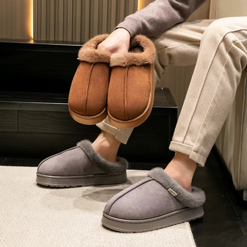 Chaussons Nuazo – Doublés polaire, semelle épaisse antidérapante